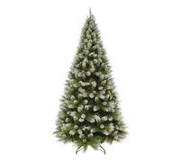 Triumph Tree Pittsburgh Sapin de Noël Artificiel avec Pommes de pin - Christmas Tree H155 x Ø84 cm - Vert givré