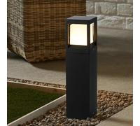 TRIVIDHA 23,6" Lumière Solaire De Chemin De Paysage Extérieur IP65 Lumière De Voie Étanche Borne Solaire En Aluminium Moderne Lumières Lampe De Pelouse Externe Pour Allée De Porte Avant/arrière De Jar