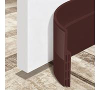 TriXcelent Bas de Porte Isolant, Joint Silicone Adhésif Barrière poussière | Ferme les interstices, bloque la poussière, installation simple rapide et sans outil, amovible sans résidu de colle