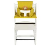 Trixie coussin d'assise lavable chaise haute - Mr. Lion - imperméable - jaune - Tripp Trapp