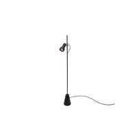 Trizo 21 2Thirty-Floor 1 Lampadaire Nid d'Abeille Noir/ Anneau Noir