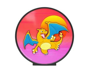 TRKNOFUN POKÉMON-Décoration Lumineuse DRACAUFEU SUNSET- 20 cm -USB-C