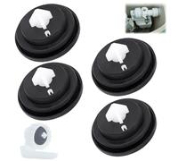 TRMPLX 4PCS Joint Chasse d'Eau WC - Membrane d'Étanchéité pour Robinet Flotteur, Rondelles de Joint pour Entrée Latérale, Réparation et Entretien des Toilettes - Joint en Caoutchouc Universel