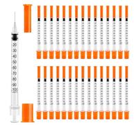 TRMPLX Kit de 30 compte-gouttes - Compte-gouttes de précision 1 ml, outil de mesure de liquides, usage industriel et créatif, non médical,A