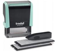 Trodat - 180858 - Printy 4912 Typo Vert pastel Tampon encreur 4 lignes 47 x 18 mm