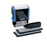 Trodat 4912 Réf 88564 Printy Kit Tampon Encreur Avec Encre, Pince Et Lettres 3mm 4mm 4 Lignes