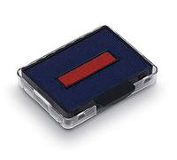 Trodat 6/50/2 cassette d'encrage de rechange pour encreur Professional 5430, 5430L, 5431 et 5435 Bleu/rouge bicolore