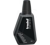 Trodat Flacon d'encre 7011 pour réencrer les tampons – 28 ml – Noir