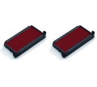 Trodat Cassette d'encrage 6/4912 tampon Rouge, 2.79 x 0.89 x 4.7 cm (Lot de 2)