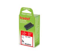 Trodat Cassette d'encre de rechange pour tampon Printy 4850 - Lot de 3 - Rouge