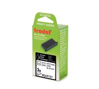 Trodat Cassette d'encre de rechange pour tampon Printy 4912 - Lot de 3 - Noir