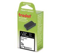 Cassette d'encrage Trodat Printy 6/4921 - Lot de 3 noir