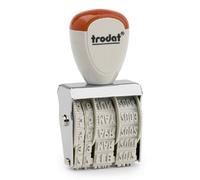 Trodat CLASSIC 1020 Tampon dateur 35 x 5 mm (l x H) argent