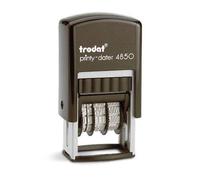 trodat Datumstempel Printy Dater 4850L "GEFAXT", blau/rot