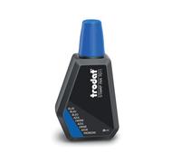 Trodat Flacon d'encre 7011 pour réencrer les tampons - 28 ml - Bleu