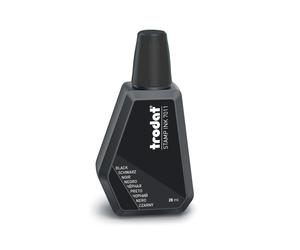 Trodat Flacon d'encre 7011 pour réencrer les tampons - 28 ml - Noir