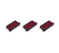 Cassette encrage trodat 6/4912c pour tampon printy 4912/4912t/4952/4992/x-print coloris rouge boite de 10 unites