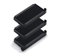 Trodat Cassettes encreur de rechange pour tampon 6/4912A - Lot de 3 Noir
