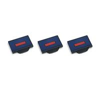TRODAT Lot de 5 Cassettes encreur de rechange pour tampon 6/56/2 Bicolore Bleu - Rouge
