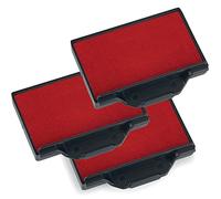 Blister 3 cassettes encrées, couleur rouge pour dateur multiformules