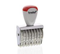 Trodat Tampon numéroteur 1548 – 8 chiffres – Hauteur 4 x 32 mm