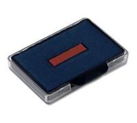 Trodat Cassette d'encrage pour tampon 6/4750/2 78253 41 x 24 mm Rouge-Bleu pack de 2