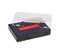 Trodat Cassette d'encrage de rechange 6/53/2 Bleu/Rouge Pack de 2