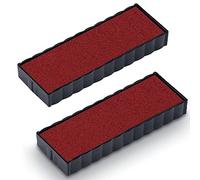 Trodat Pack de 2 Cassettes d'encrage Printy 6/4817 Rouge