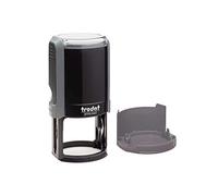 Trodat Printy 4642 - Tampon Encreur Professionnel Automatique 8 lignes À Personnaliser - Empreinte 42 mm de diamètre Offerte (Gris)