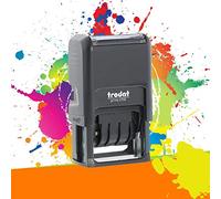 Trodat Printy 4750 - Tampon Dateur 1 + 1 lignes Personnalisable | Empreinte 41 x 24 mm Offerte - Impression nette & précise - Usage quotidien - Qualité pro - Longue durée
