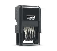 Trodat Printy 4846 Tampon Chiffre 6 Bandes Encre Noir Taille de l'empreinte 27 x 4 mm