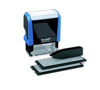 Trodat Printy 4913 Tampon encreur personnalisable personnalisable plusieurs fois Encre noire Taille d'impression max. 57 x 21 mm