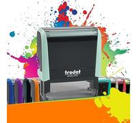 Trodat Printy 4913 - Tampon Encreur Professionnel Automatique 5 lignes À Personnaliser - Empreinte 58 x 22 mm Offerte (Vert Pastel)
