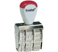 Tampon dateur trodat 1010 encrage séparé changement par molette date 4mm utilisation avec tampon encreur