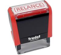 Trodat tampon encreur formule RELANCE - 4912 X-Print encrage automatique rechargeable - Encre rouge - Format de l’impression 45 x 16 mm - Idéal pour les documents officiels et administratifs