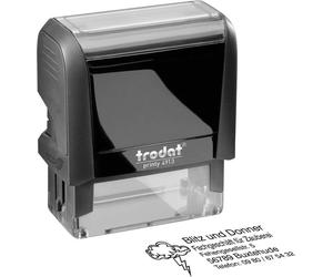 TRODAT Tampon texte personnalisable printy 4913 avec logo