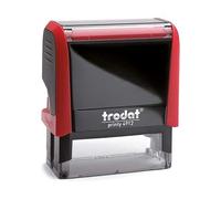 TRODAT Tampon X-print 4912 Formule Commerciale Texte + Picto "CONFIDENTIEL" Rouge