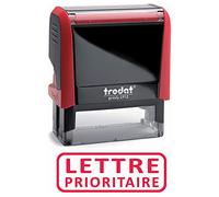Trodat Tampon encreur X-print 4912 Formule commerciale Texte + picto «LETTRE PRIORITAIRE» Rouge