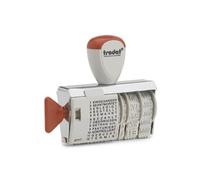 Trodat Classic 1117 Tampon dateur avec bande de mots, mois allemands, empreinte d'environ 6 x 56 mm