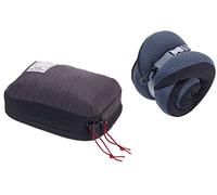 TROIKA Business Travel Pillow - BBG61/GY - Coussin Cervical dans Sac de Compression - Coussin Enroulable -