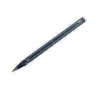 TROIKA Crayon à mine inépuisable CONSTRUCTION ENDLESS CARBON avec règle en centimètres/pouces, pointe inépuisable durable (env. 20 km), pointe remplaçable en aluminium, métal aspect carbone