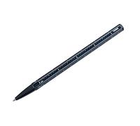 TROIKA Stylo à bille avec recharge noire D1 CONSTRUCTION BASIC CARBON avec règle en centimètres/pouces, échelle 1:20/1:50, en aluminium et métal aspect carbone Original