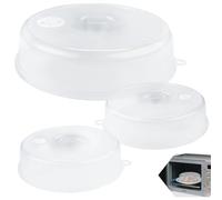 Trois couvercles pour micro-ondes jwtyu un couvercle de 23 cm et deux couvercles de 17 cm Convient pour les micro-ondes Couvercles pour aliments micro-ondes