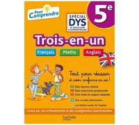 Trois-En-Un Français Maths Anglais 5e - Avec Corrigés Détachables