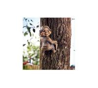 Troll ''Grimpeur'' décoratif en résine artificielle