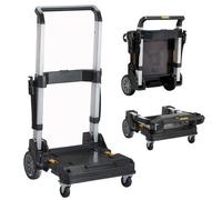 DeWalt Chariot de transport DWST1-71196 – métal/plastique, noir/argent, 150 kg, 4 roues, 490 mm