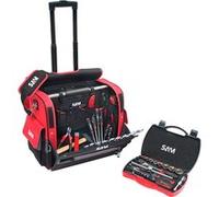Trolley textile 33L de 100 outils de maintenance - SAM OUTILLAGE - CP-100-BAG7N Rouge G