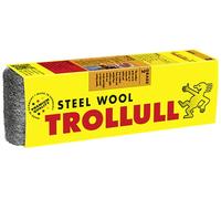 Trollull Laine d'acier | Fil de laine 200 g moyen 2, peut être utilisé pour enlever les vieilles résidus de cire ou de polissage, appliquer de la cire ou nettoyer les moules en métal coulé