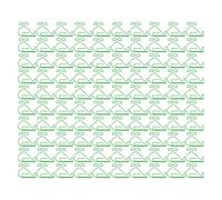Trombones, 100pcs Forme Baleine Vert Plastique Fil Métallique Bureau | Design Baleine Vert Fil Enveloppé Marque-Page Carnets Albums Calendriers Antidérapant Organisation Bureau Maison