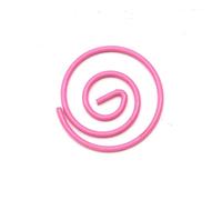 Trombones en forme de trombone en forme de cercle en métal, 300 pièces, trombones multicolores avec revêtement en plastique, documents de bureau, classification des papiers, épingle à trombone(K)
